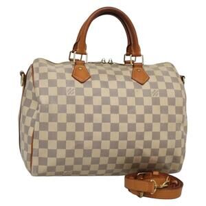 LOUIS VUITTON Damier Azur Speedy Bandouliere 30 Bag N41052
